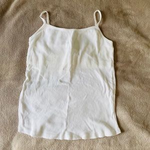 White tank top! Gently used, size large.